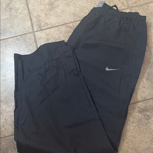 Nike golf storm fit Black Track Pants with Gray Swoosh